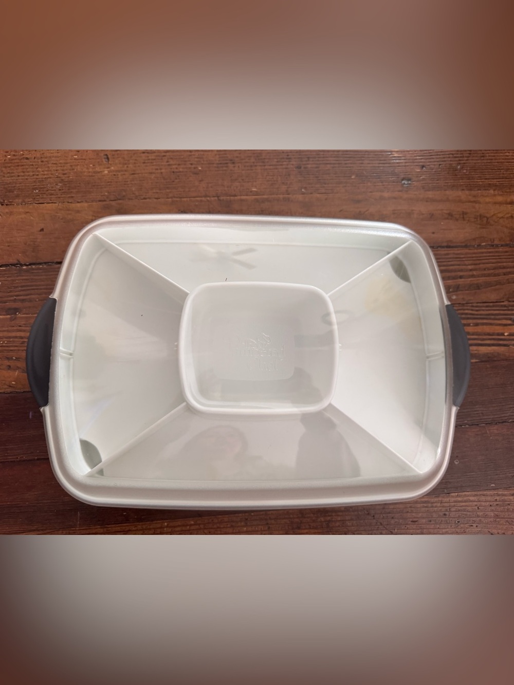 Pampered Chef Chillzanne Rectangle Server W/ Lid Deviled Egg Tray Serveware 2781